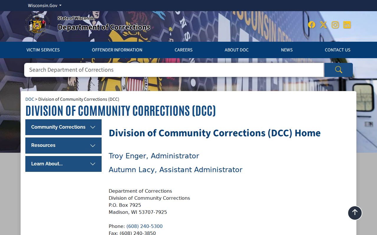 Wisconsin community corrections after a Douglas County arrest case