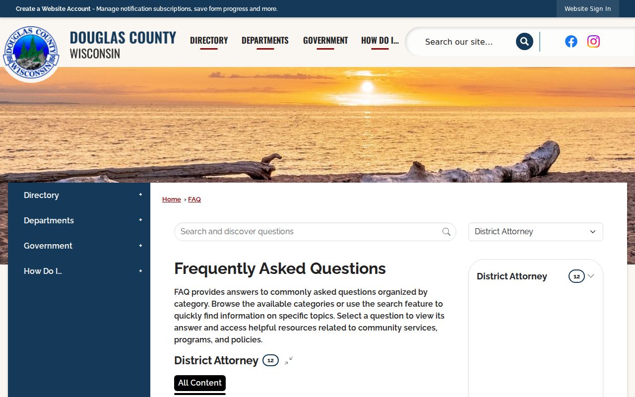 Douglas County criminal court bench warrant and missed appearance instructions