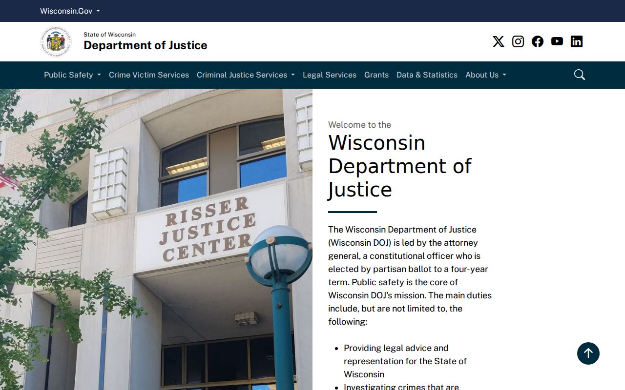 Douglas County criminal history Wisconsin DOJ information
